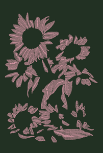 Shedding sunflowers (green)